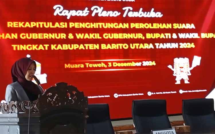 Ketua KPU Barito Utara, Siska Dewi Lestari