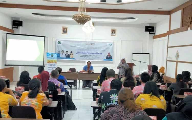 Suasana saat kegiatan Rakor Pokja PUG Kapuas, Kamis, 5 Desember 2024. (FOTO: IST)
