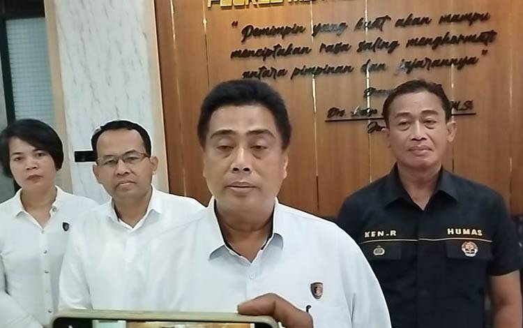 Wakasat Reskrim Polres Metro Jakarta Utara AKP Lukman saat door stop kasus pemerkosaan di Jakarta Utara. ANTARA/HO-Dokumentasi Pribadi