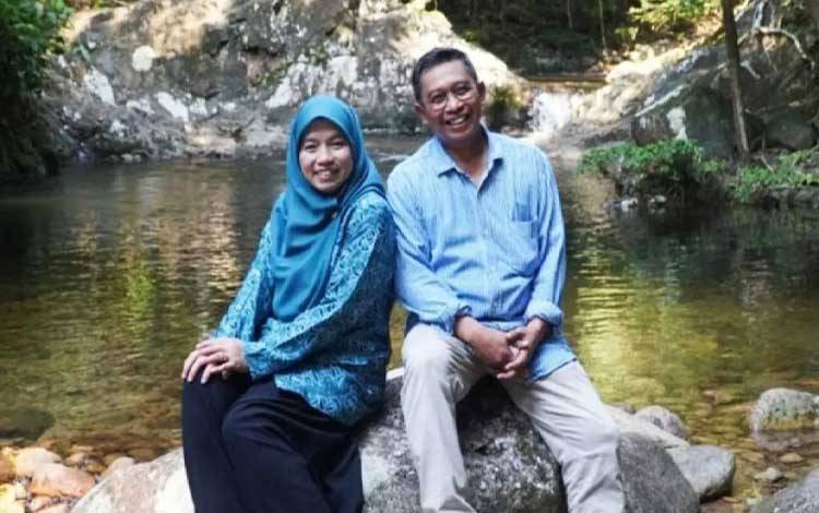 Pj Bupati Said Salim saat berada di kawasan eko wisata Sungai Muhur yang berada di Desa Hulu Jojabo, Kecamatan Delang.