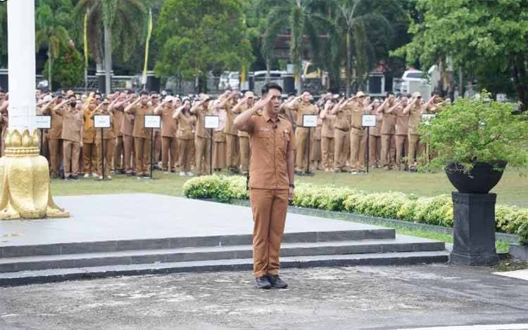 Apel rutin ASN Pemko Palangka Raya. (FOTO: HUMAS)
