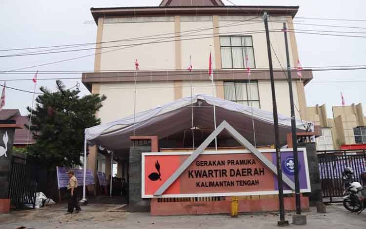 Gedung Kantor Kwartir Daerah Gerakan Pramuka Kalteng. (FOTO: ASEP)