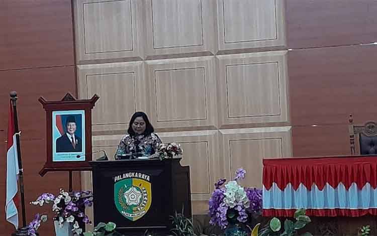 Wakil Ketua II Komisi III DPRD Kota Palangka Raya, Sri Ani Rintuh? (Foto: MARINI)