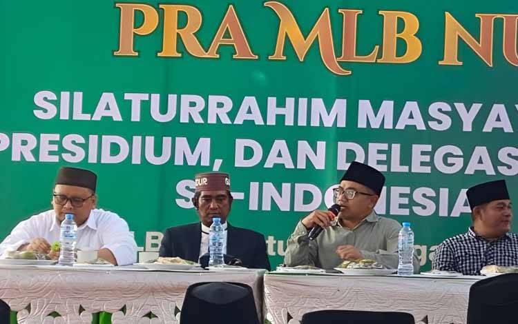 Peserta mengikuti forum Pra-Muktamar Luar Biasa Nahdlatul Ulama (Pra-MLB NU). (ANTARA/HO-Dokumentasi pribadi)