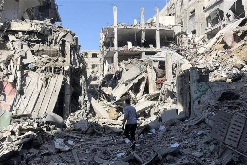 Ilustrasi - Kehancuran wilayah Gaza, Palestina. ANTARA/Anadolu/py.