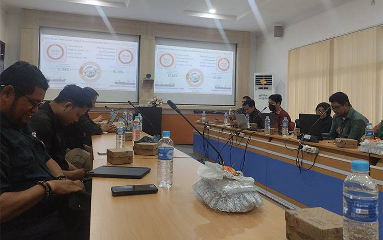 Penyampaian berita resmi statistik Provinsi Kalimantan Tengah pada Kamis, 2 Januari 2025. (FOTO: TESTI PRISCILLA)