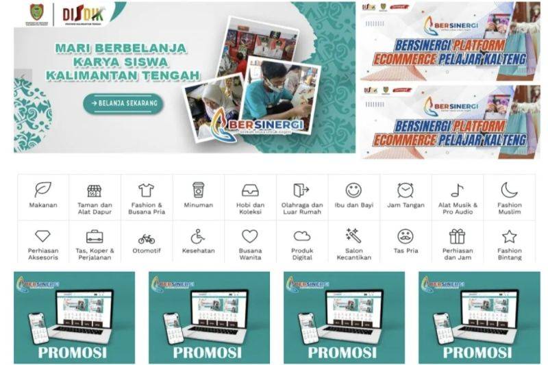 Pemprov Kalteng hadirkan Bersinergi sebagai wadah fasilitasi karya maupun produk para siswa. (ANTARA/HO-Disdik Kalteng)