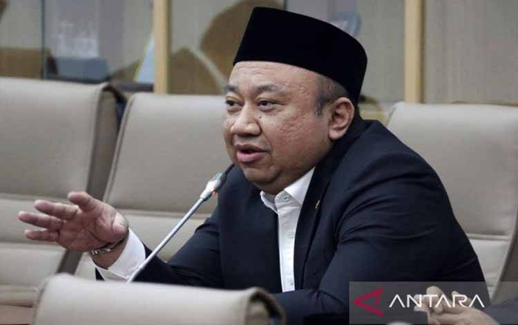 Wakil Ketua Komisi X DPR RI Lalu Hadrian Irfani di Kompleks Parlemen, Jakarta. ANTARA/HO-DPR RI/am.
