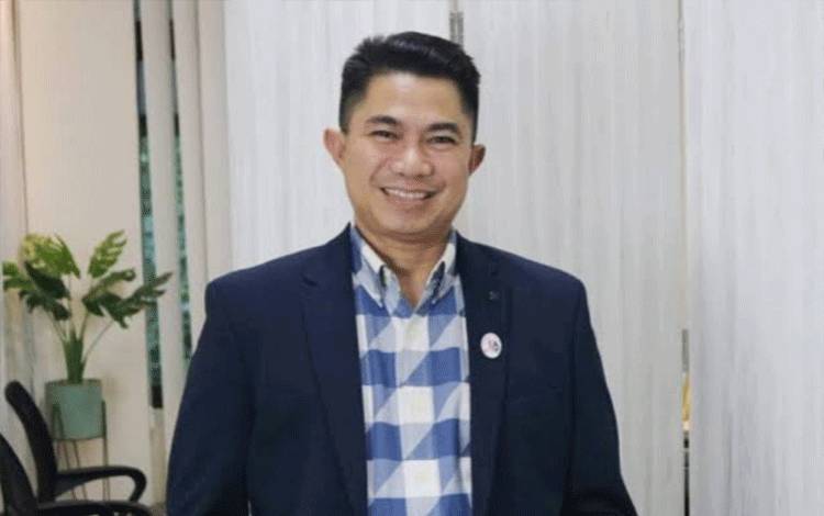 Ketua Fraksi Demokrat DPRD Kalteng Junaidi. (Foto : PATHUR)