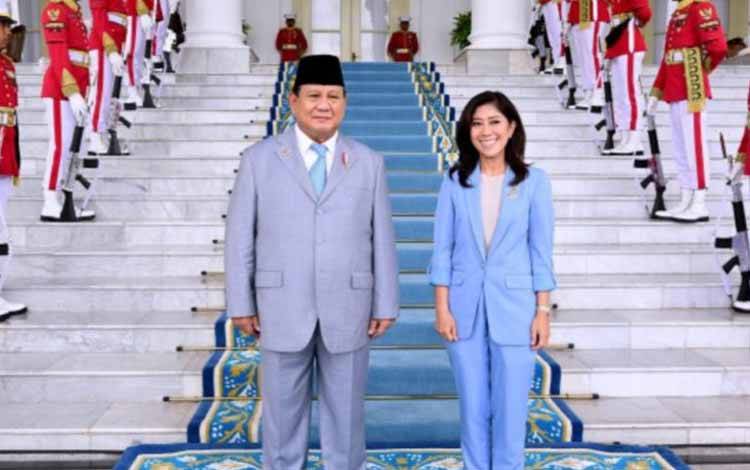 Menteri Komunikasi dan Digital Meutya Hafid ikut mendampingi Presiden Prabowo Subianto dalam kunjungan kerja ke India.(ANTARA/HO-Kementerian Komunikasi dan Digital)
