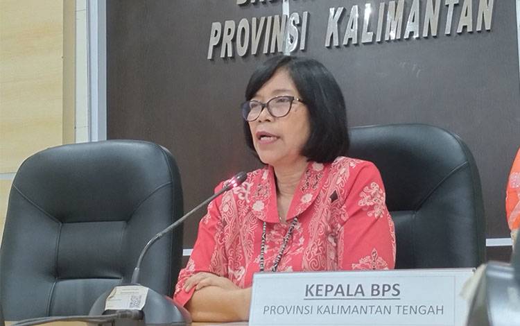 Kepala Badan Pusat Statistik atau BPS Provinsi Kalimantan Tengah, Agnes Widiastuti. (FOTO: TESTI PRISCILLA)