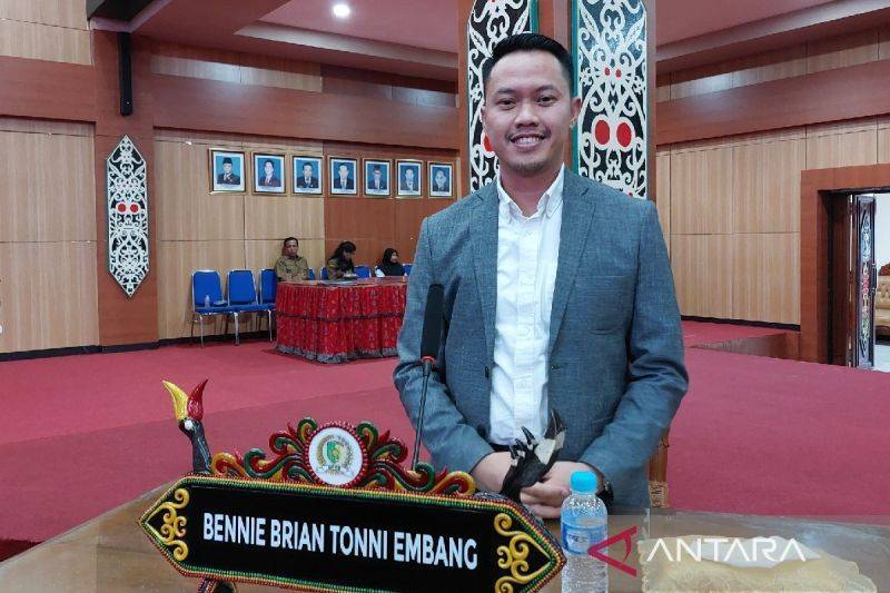 Anggota Komisi I DPRD Kota Palangka Raya Bennie Brian Tonni Embang. ANTARA/Rajib Rizali