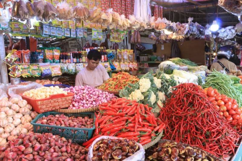 Bapanas menyatakan harga pangan di pasar tradisional Kota Tangerang dalam kondisi stabil dan stok cukup Pemda diminta rutin melakukan pemantauan apalagi menjelang Ramadhan akhir Februari 2025. ANTARA/Irfan