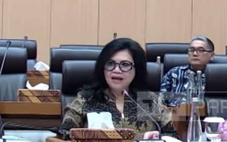 Wakil Ketua Komisi VII DPR RI Evita Nursanty di Kompleks Parlemen, Jakarta, Rabu (5/2/2025). ANTARA/HO-DPR
