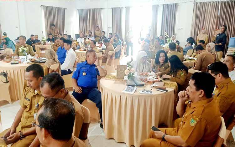 Musrenbang RKPD tahun 2026 di aula Kecamatan Teweh Tengah, Senin 24 Februari 2025.(foto: Dhani)