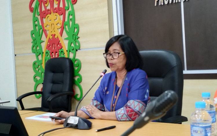 Kepala Badan Pusat Statistik atau BPS Provinsi Kalimantan Tengah, Agnes Widiastuti. (FOTO: TESTI PRISCILLA)