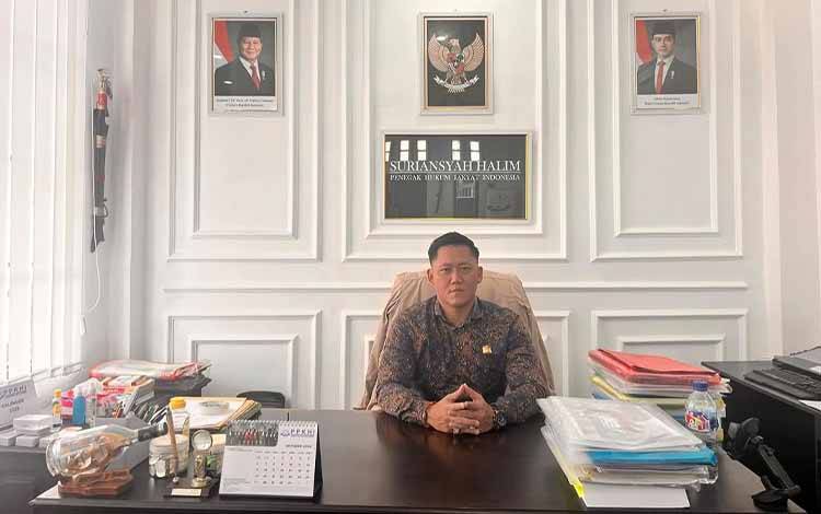 Salah satu ahli hukum Kalteng Suriansyah Halim. (FOTO: IST)