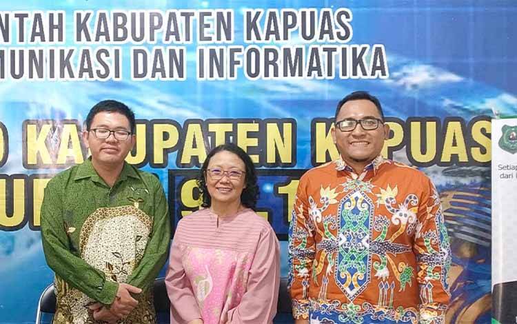 Tim Promkes RSUD Kapuas usai berikan edukasi kesehatan lewat RSPD. (FOTO: IST)