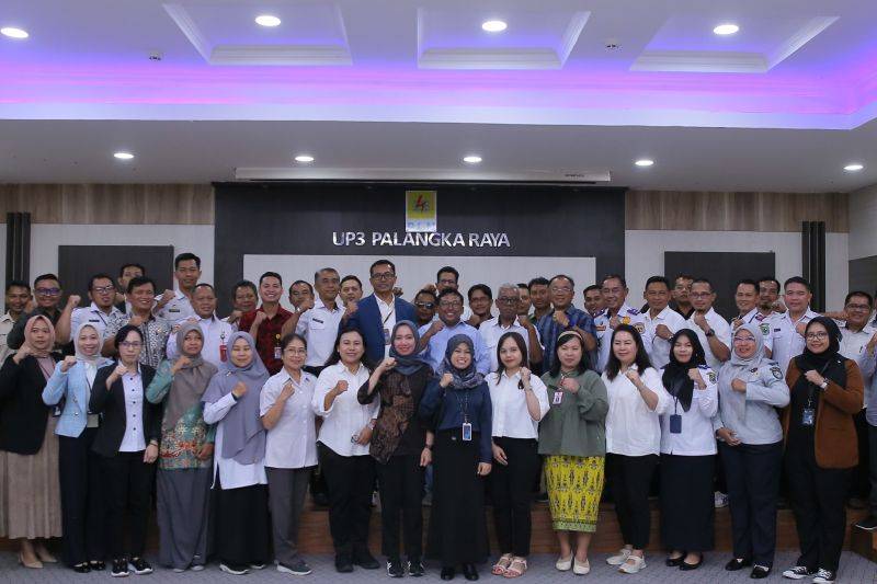 Para peserta Sosialisasikan Program Meterisasi PJU P33 ke P31 di Palangka Raya, beberapa waktu lalu. (ANTARA/HO-PLN UID Kalselteng)