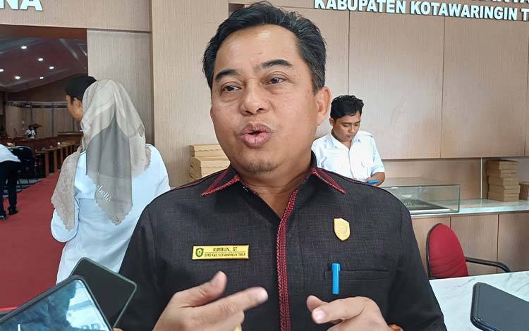Ketua DPRD Kotawaringin Timur (Kotim) Rimbun. (FOTO: DEWIP)