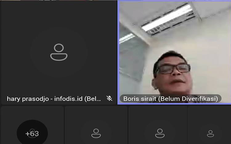 Wakil Sekjen Perhimpunan Profesi Pasar Modal Indonesia atau PROPAMI, Boris Sihar Sirait memberikan edukasi wartawan dengan tema Makro Ekonomi dan Pengaruhnya terhadap Pasar Modal Indonesia pada Selasa, 18 Maret 2025. (FOTO: TESTI PRISCILLA)