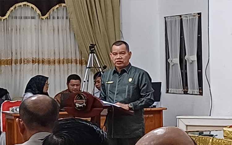 Wakil Ketua I DPRD Kotawaringin Timur, Juliansyah, Selasa, 25 Maret 2025. (FOTO: DEWIP)
