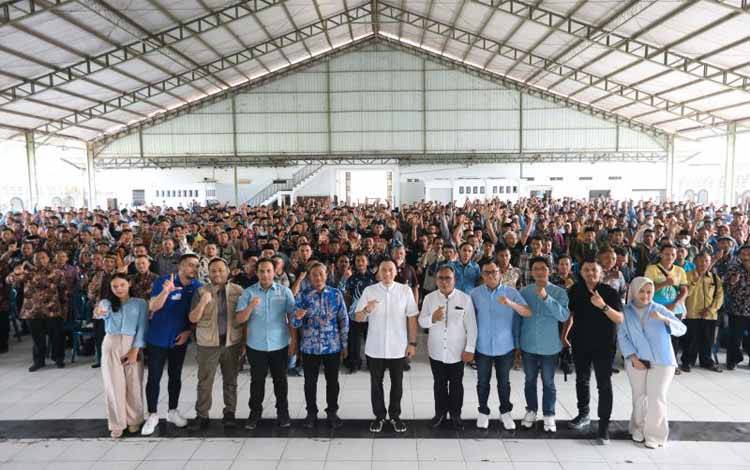 Wakil Ketua MPR RI Edhie Baskoro Yudhoyono saat kegiatan sosialisasi di Pacitan, Jawa Timur. ANTARA/HO-MPR