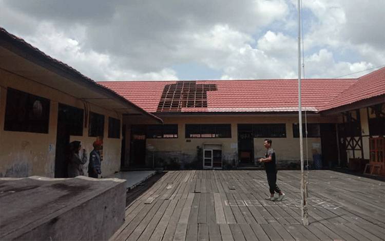 Kondisi SDN 7 Palangka Raya (Foto:MARINI)
