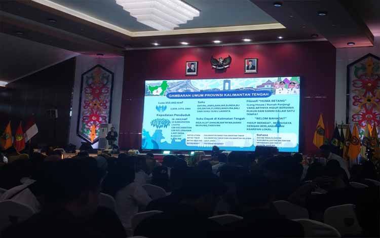 Dialog bersama pilar-pilar sosial Kalteng di Aula Jayang Tingang, Selasa, 15 April 2025. (FOTO:HERMAWAN)