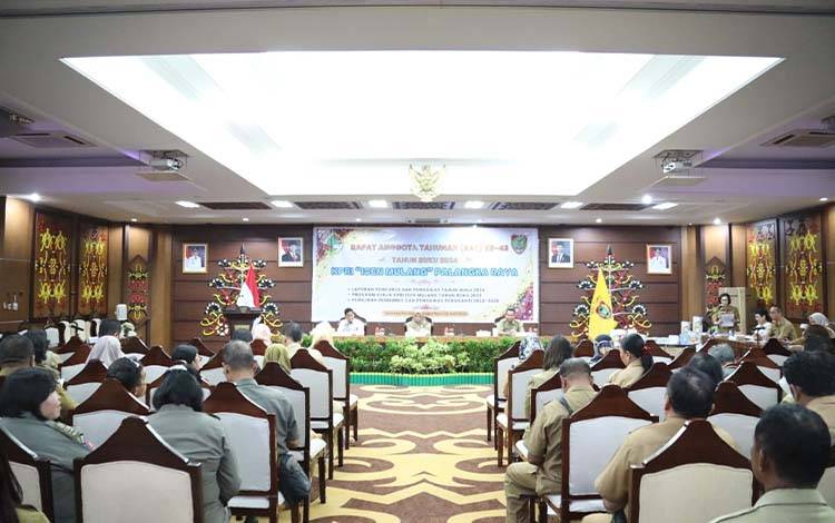Rapat Anggota Tahunan KPRI Isen Mulang Ke-43 Tahun Buku 2024. (FOTO: ASEF)