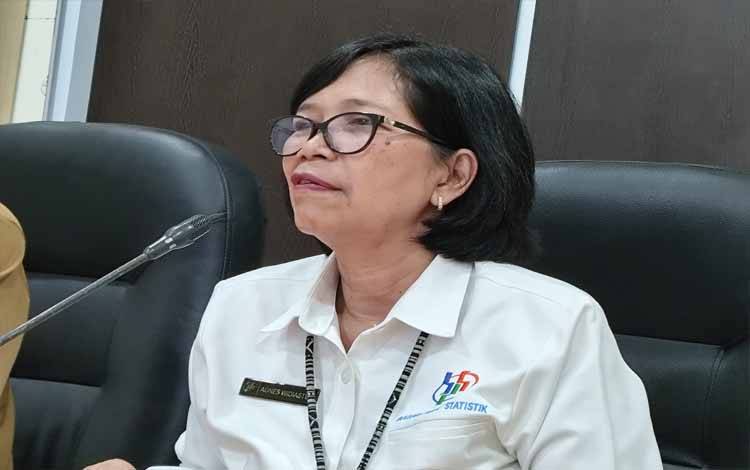 Kepala Badan Pusat Statistik atau BPS Kalteng, Agnes Widiastuti.(FOTO: TESTI PRISCILLA)