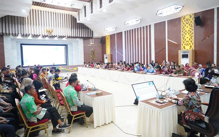 Pembukaan Pra Rapat Koordinasi Pengendalian dan Evaluasi Pelaksanaan Rencana Pembangunan Daerah. (FOTO: IKHSAN)