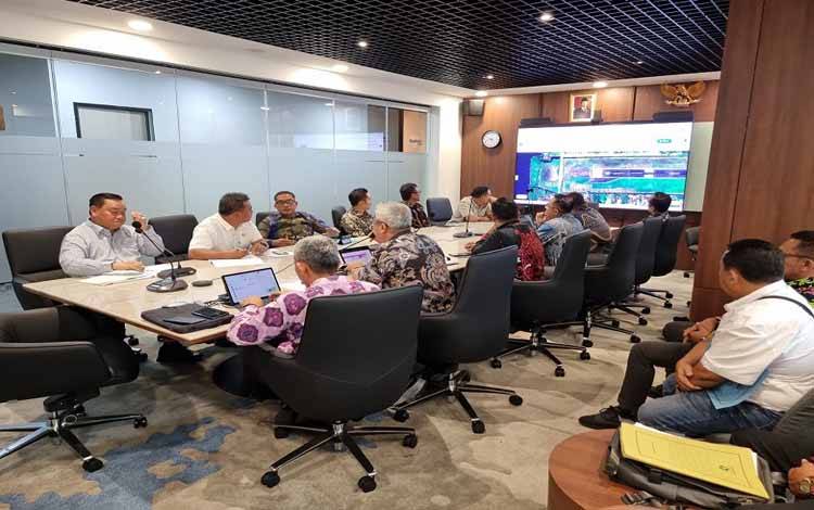 Kunjungan Bupati Kotim dan jajaran ke Kementerian Perhubungan Udara, Jumat 16 Mei 2025. (FOTO : IST)