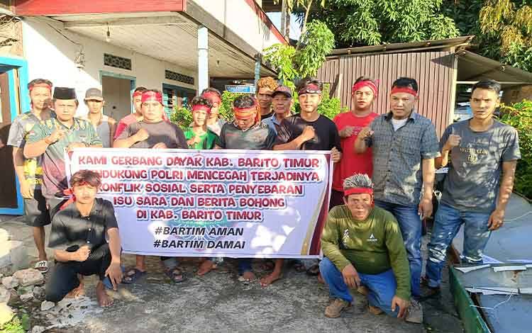 Gerbang Dayak Barito Timur menyatakan komitmen penuh mendukung Polri dalam menjaga keamanan, ketertiban serta kelestarian lingkungan di wilayah setempat.