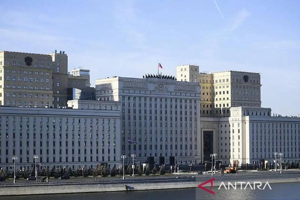 Gedung Kementerian Pertahanan Rusia di Moskow. ANTARA/Xinhua/aa.