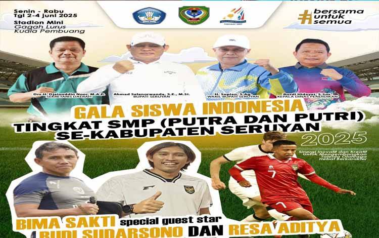 Gala Siswa Indonesia ( GSI) tingkat Kabupaten Seruyan siap di gelar di Stadion Mini Gagah Lurus Kuala Pembuang ( Foto : Ist