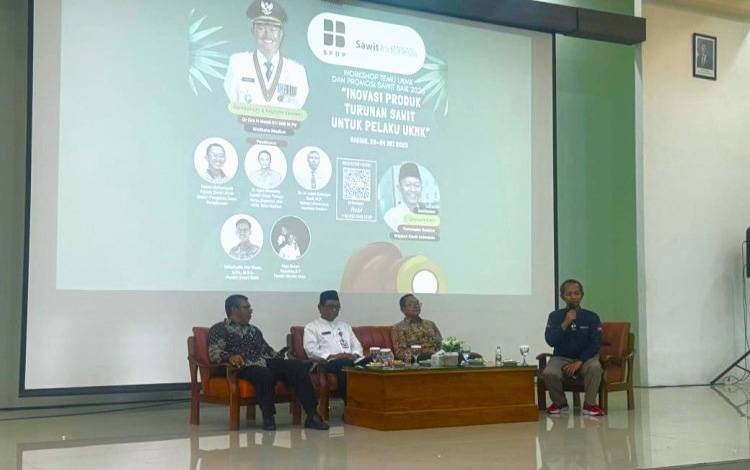 Workshop Temu UKMK dan Promosi Sawit Baik 2025 di Madiun, Jawa Timur. (FOTO: TESTI PRISCILLA)