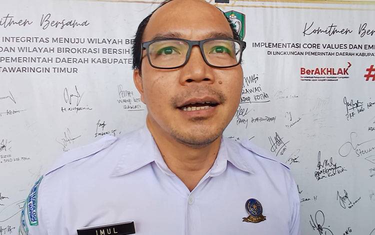 Kepala Stasiun Meteorologi BMKG H. Asan Kotawaringin Timur Mulyono Leo Nardo.