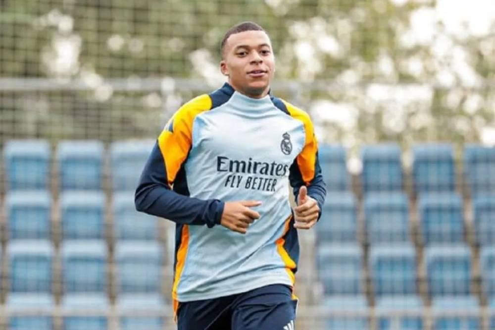 Penyerang Real Madrid Kylian Mbappe. (ANTARA/X/RealMadrid)