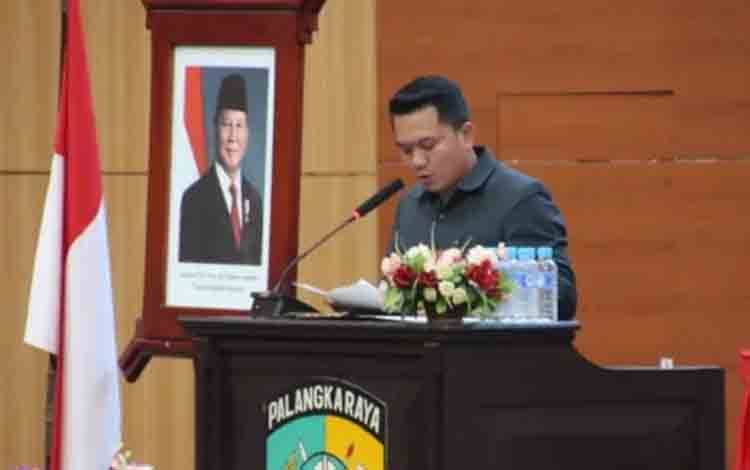 Anggota Komisi II DPRD Palangka Raya, Yudhi Karlianto Manan (FOTO: MARINI)