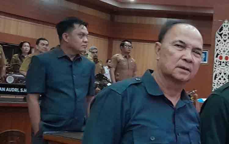 Wakil Ketua I DPRD Palangka Raya membidangi Komisi I, Salundik. (FOTO: MARINI)