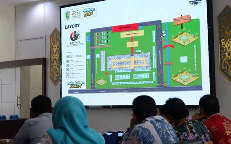 Suasana kegiatan rapat teknis Palangka Raya Fair (Foto : IST)