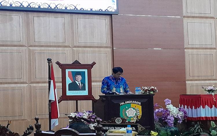 Juru bicara Badan Anggaran DPRD Palangka Raya, Erlan Audri (Foto:MARINI)