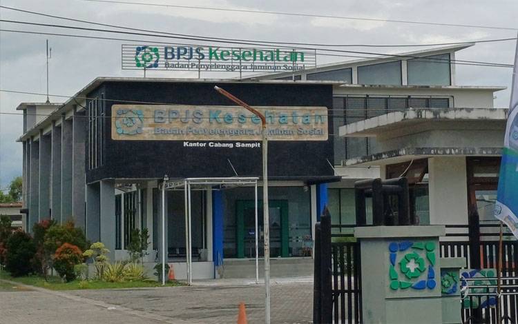 Kantor BPJS Kesehatan KC Sampit. (FOTO: DEWIP)