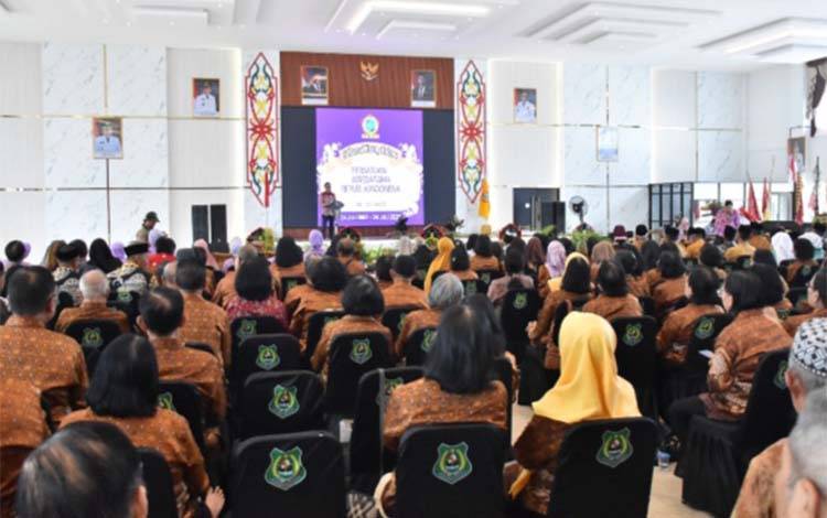 PWRI Kapuas ketika memperingati Hari Ulang Tahun ke-63 yang dilaksanakan pada Kamis, 24 Juli 2025, bertempat di Aula Rumah Jabatan Bupati. (IST)
