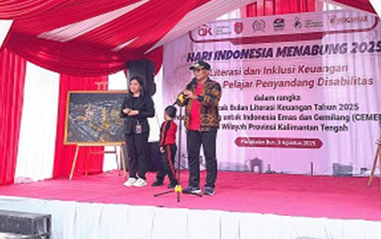 OJK Provinsi Kalimantan Tengah menggandeng PERBARINDO Kalteng untuk menyelenggarakan kegiatan edukasi keuangan bagi pelajar penyandang disabilitas di Pangkalan Bun, 8 Agustus 2025.(FOTO: Istimewa)