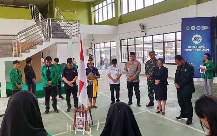 Mahasiswa Politeknik Lamandau Gelar Doa Bersama pada Rabu sore, 3 september 2025 di gedung kampus Politenik. (FOTO: ISTIMEWA)?