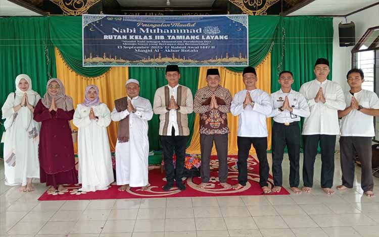 Peringatan Maulid Nabi Muhammad SAW 1447 Hijriah di Rutan Tamiang Layang, Sabtu, 13 September 2025. (FOTO: AGUSTINUS BOLE MALO)