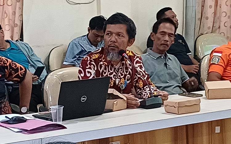 Kepala Bidang Pencegahan dan Pengendalian Penyakit Dinkes Kotim Nugroho Kuncoro Yudho. (FOTO: DEWIP)