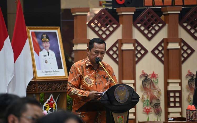 Sekretaris Kementerian Koperasi (Seskemenkop) Ahmad Zabadi. (FOTO: BIRO ADPIM SETDA KALTENG)